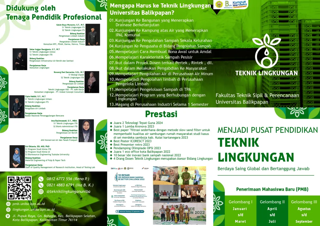 Teknik Lingkungan Depan